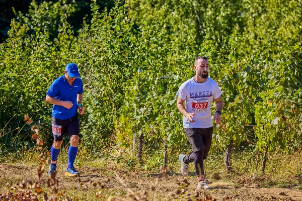 26 Eylül 2021: Romanya, Marcea, yarışma versiyonu no. Bir. Yerel bir spor, 12 km 'lik bir yarış. yarışmadan resimler.
