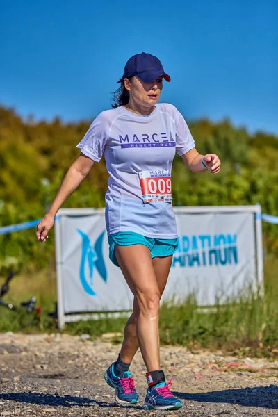 26 Eylül 2021: Romanya, Marcea, yarışma versiyonu no. Bir. Yerel bir spor, 12 km 'lik bir yarış. yarışmadan resimler.