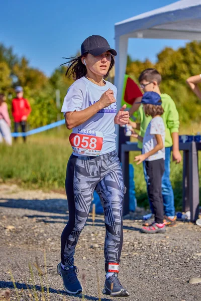 Setembro 2021 Romania Marcea Running Competition Edição Promovendo Esporte Localmente — Fotografia de Stock