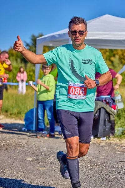 26 Eylül 2021: Romanya, Marcea, yarışma versiyonu no. Bir. Yerel bir spor, 12 km 'lik bir yarış. yarışmadan resimler.