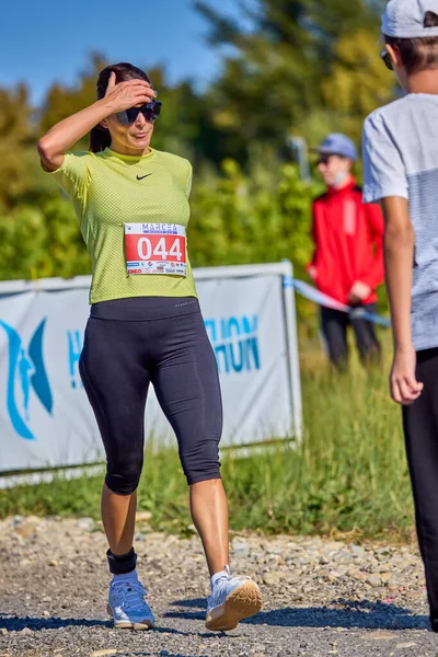 26 Eylül 2021: Romanya, Marcea, yarışma versiyonu no. Bir. Yerel bir spor, 12 km 'lik bir yarış. yarışmadan resimler.