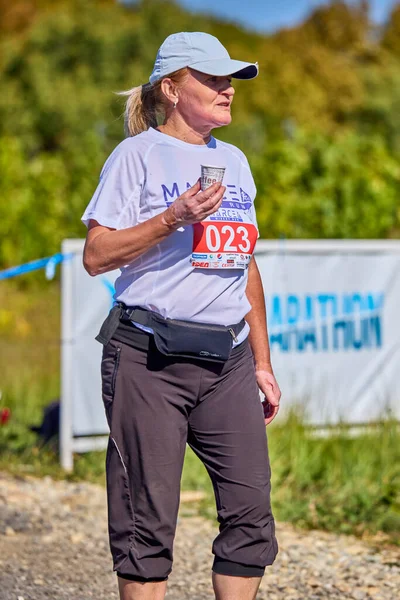 26 Eylül 2021: Romanya, Marcea, yarışma versiyonu no. Bir. Yerel bir spor, 12 km 'lik bir yarış. yarışmadan resimler.