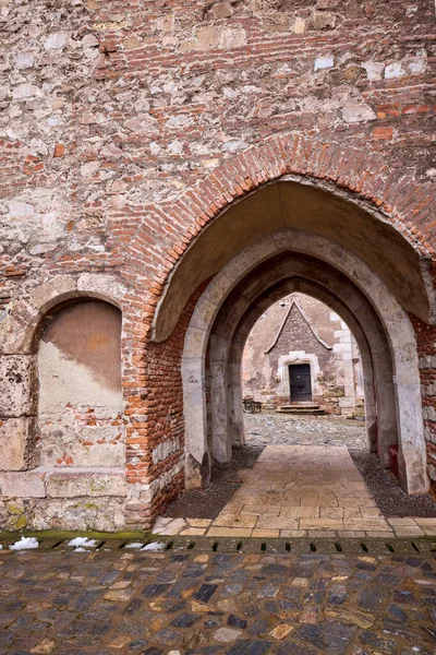 Hunedoara Romania January 2022 Corvinilor Castle Also Called Huniazilor Castle — Stockfoto