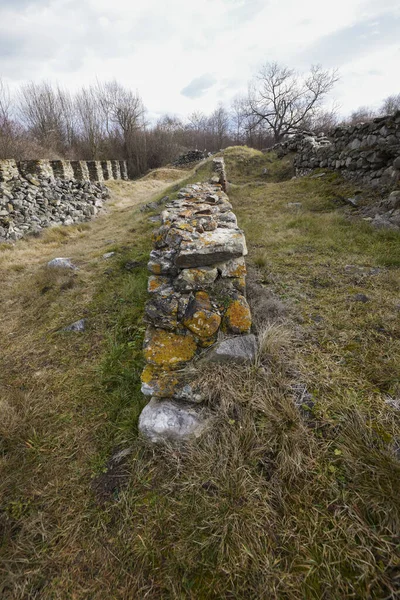 Hunedoara Romania January 2022 Ruins Fortress Ulpia Traiana Sarmizegetusa Roman — Stock fotografie