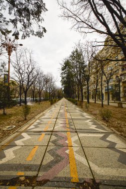 Bükreş Romanya 9 Şubat 2022. Bükreş 'ten, Romanya' nın başkentinden görüntüler