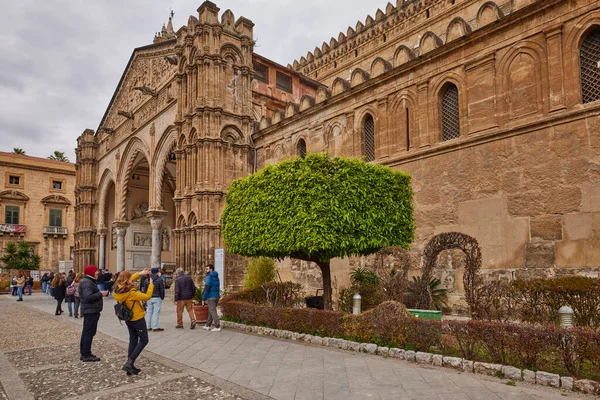 Palermo Sizilien Italien March 2022 Bilder Mit Sehenswürdigkeiten Der Stadt — Stockfoto