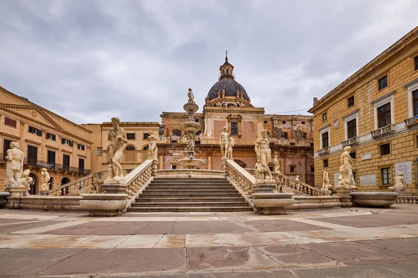 Palermo Sicilya Talya Mart 2022 Kentin Turistik Merkezli Görüntüleri — Stok fotoğraf