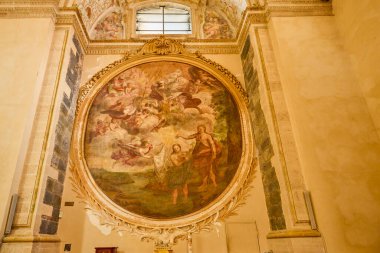 Katanya, Sicilya İtalya Mart-20-2022. Kentin turistik merkezli görüntüleri.