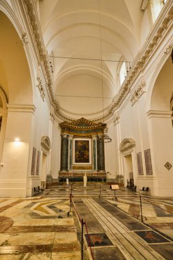 Katanya, Sicilya İtalya Mart-20-2022. Kentin turistik merkezli görüntüleri.