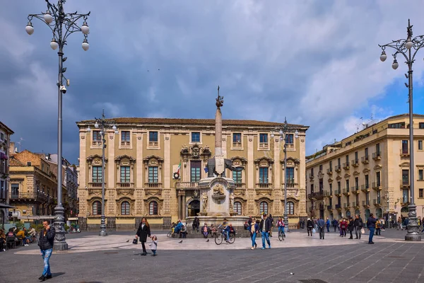 Catania Sizilien Italien March 2022 Bilder Mit Sehenswürdigkeiten Der Stadt — Stockfoto