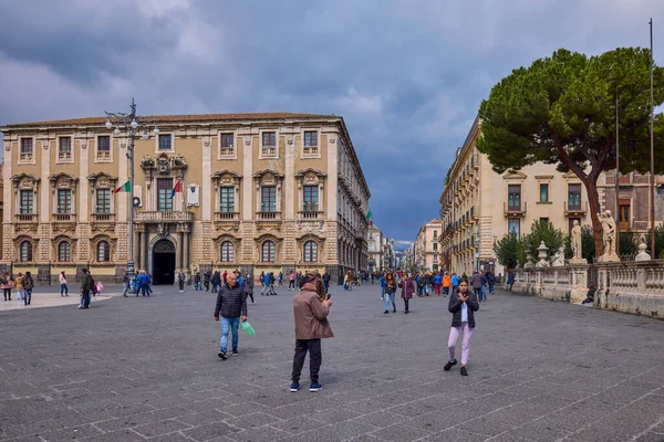 Catania Sizilien Italien March 2022 Bilder Mit Sehenswürdigkeiten Der Stadt — Stockfoto