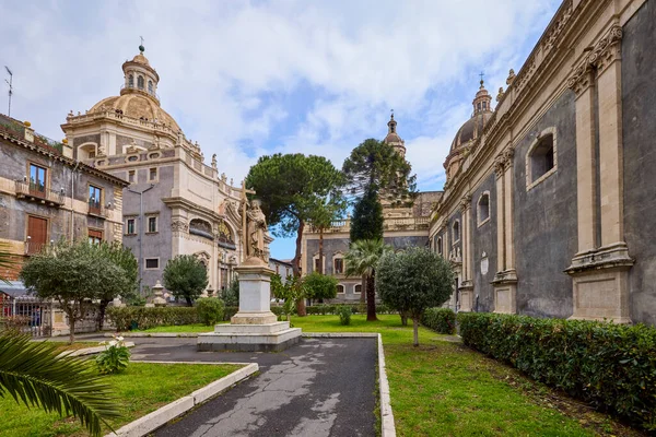 Catania Sicilien Italien Mars 2022 Bilder Med Turistattraktioner Staden — Stockfoto