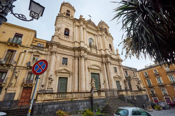 Catania Sicilia Italia Marzo 2022 Imágenes Con Atracciones Turísticas Ciudad —  Fotos de Stock