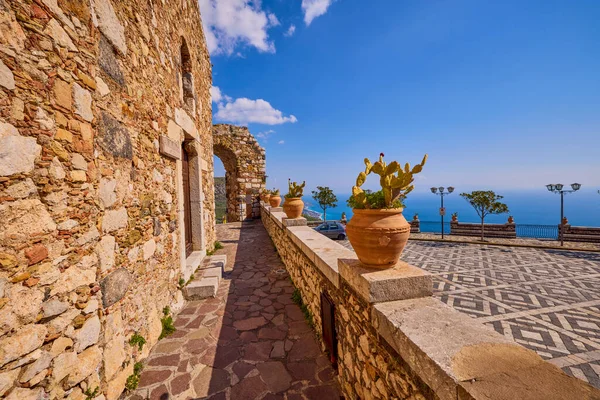 Taormina Sicily Italy March 2022 Pictures Streets Taormina Tourist Attractions — Stock Photo, Image
