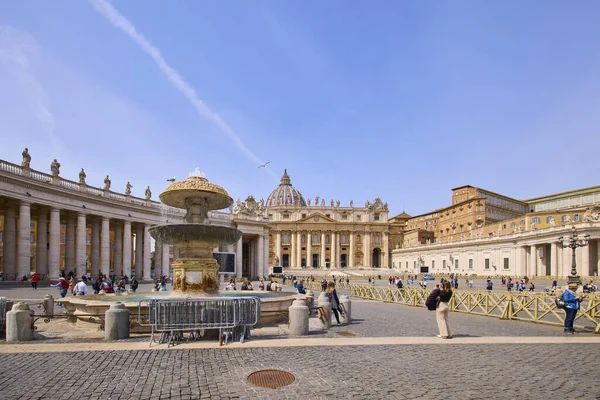 Watykan Włochy Kwietnia 2022 Zdjęcia Watykanu Wiosenny Dzień Podczas Wirusa — Zdjęcie stockowe