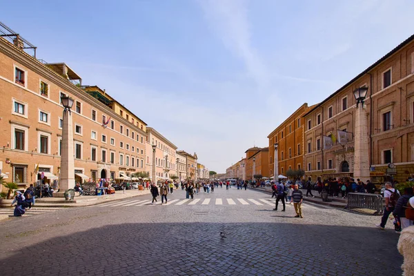 Vaticano Itália Abril 2022 Imagens Vaticano Dia Primavera Durante Vírus — Fotografia de Stock