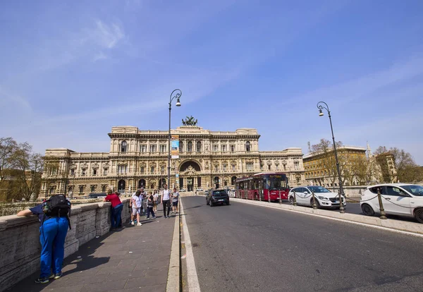 Рим Італія Березня 2022 Зображення Будівлями Архітектурою Римі Весняний День — стокове фото