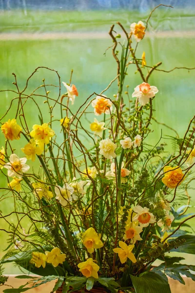 Beautiful Abstract Background Flowers Blur Dof — стоковое фото