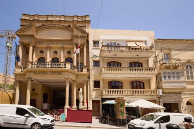 Gozo Adası, Malta 7 Temmuz 2022. Malta 'nın Gozo adasındaki çeşitli turistik yerlerin görüntüleri.