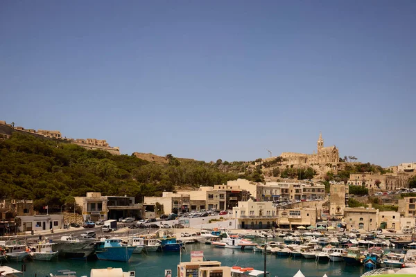 Island Gozo Malta July 2022 Images Various Tourist Attractions Island — Foto Stock
