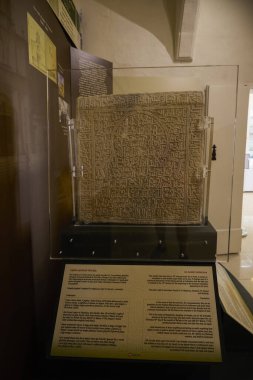 Gozo Adası, Malta 7 Temmuz 2022. Katedral Müzesi 'nin içinden görüntüler, Gozo Adası, Malta.