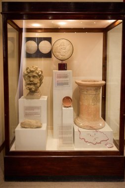 Gozo Adası, Malta 7 Temmuz 2022. Katedral Müzesi 'nin içinden görüntüler, Gozo Adası, Malta.