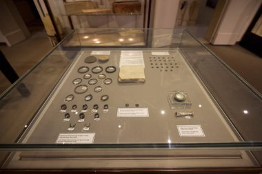 Gozo Adası, Malta 7 Temmuz 2022. Katedral Müzesi 'nin içinden görüntüler, Gozo Adası, Malta.