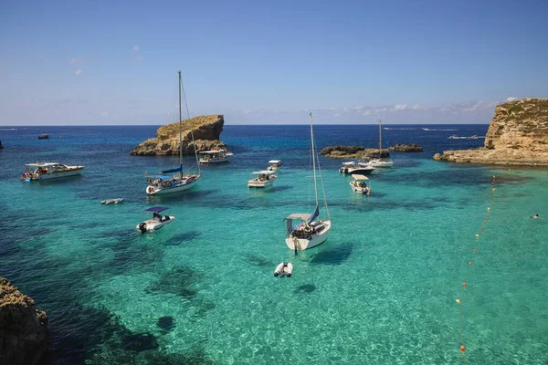 Comino Malta Jul 2022 Images Famous Blue Lagoon Malta — 图库照片