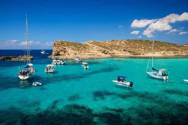 Comino Malta Jul 2022 Images Famous Blue Lagoon Malta — ストック写真