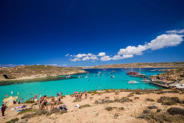 Comino Malta Jul 2022 Images Famous Blue Lagoon Malta — 图库照片