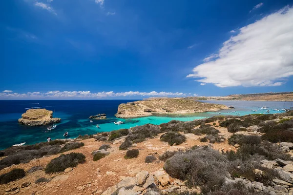 Comino Malta Jul 2022 Images Famous Blue Lagoon Malta — 图库照片