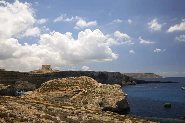 Comino Malta Jul 2022 Images Famous Blue Lagoon Malta — Stock Photo, Image