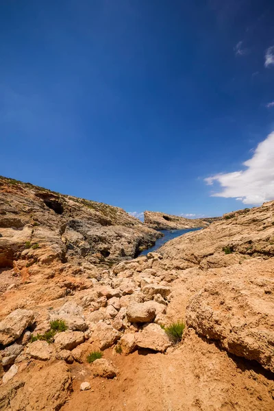 Comino Malta Jul 2022 Images Famous Blue Lagoon Malta — Zdjęcie stockowe