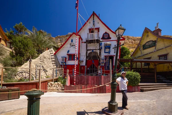 Popeye Village Malta July 2022 Images Popeye Village Popeye Village — Stockfoto