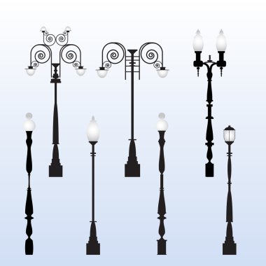 sokak ışık vektörler