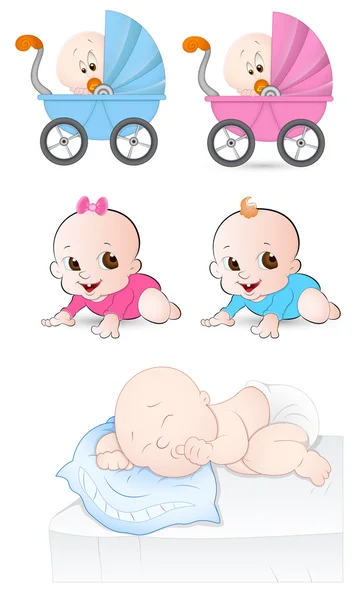 Vecteurs de bébés — Image vectorielle