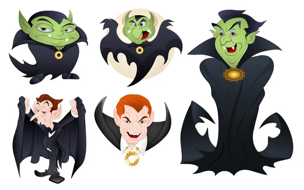 Dracula Vector Illustrations — Stock Vector