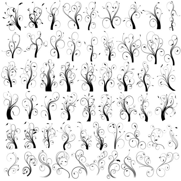 Vector Swirls Elements