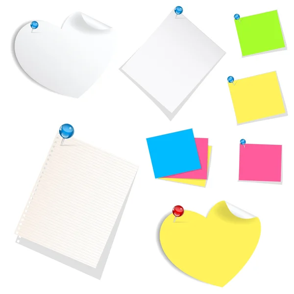 Sticky Notes Vectors — Stock Vector
