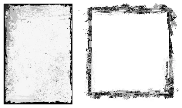 Grunge Frame Vectores — Vector de stock