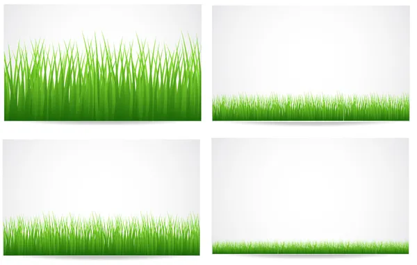 Vektoren für Graslinien-Hintergründe — Stockvektor