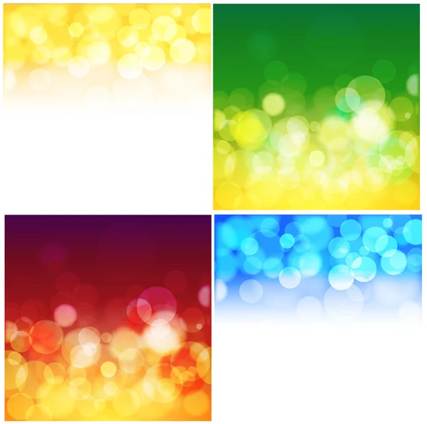 Fondos de vectores Bokeh — Vector de stock