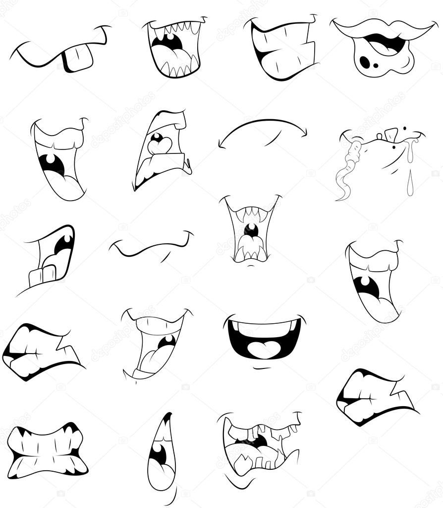 Cartoon Mouths Vectors