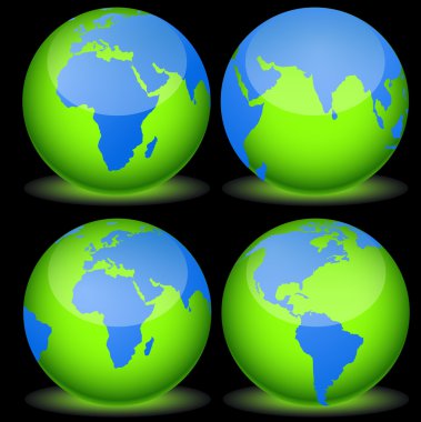 Earth simgeler vektör