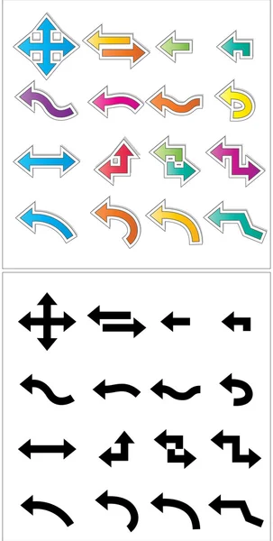 Setas vetores —  Vetores de Stock