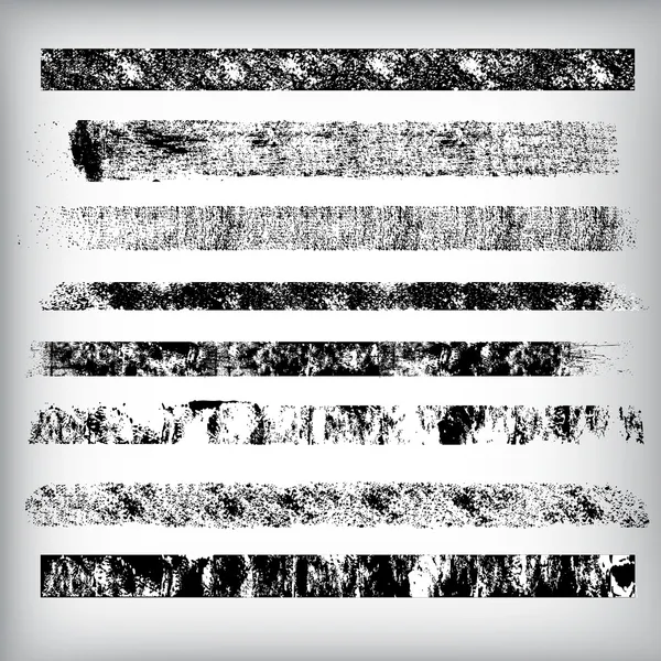 Grunge hatları ve konturlar vektörel çizimler.