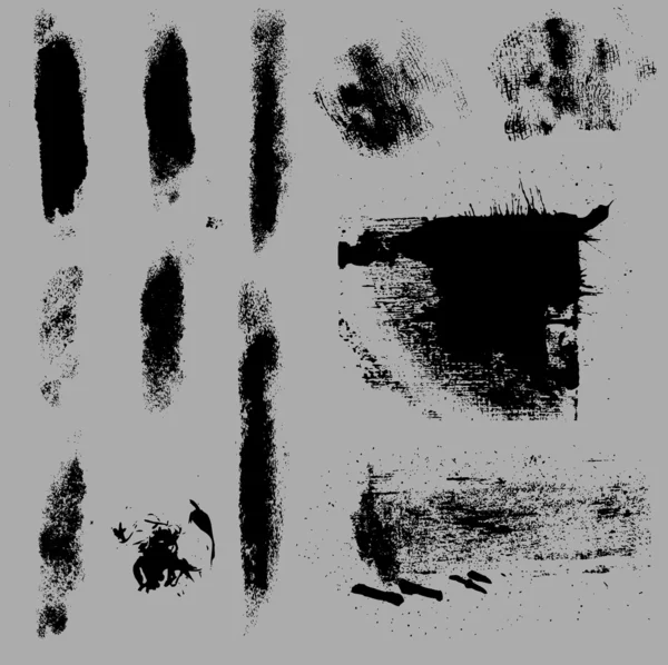 Dark Grunge Accidents vasculaires cérébraux et superpositions Vecteurs — Image vectorielle