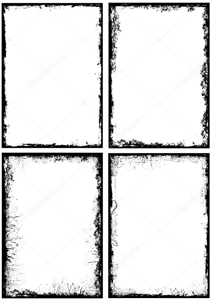 Grunge Frames Vectors