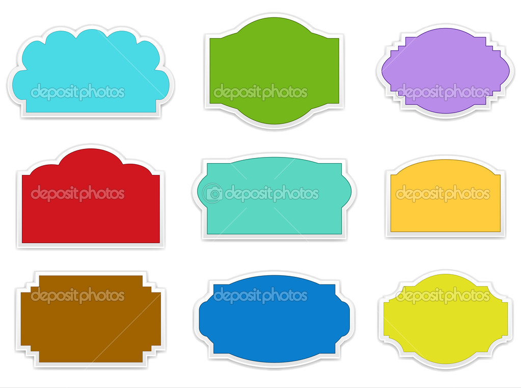 Decorative Labels And Boxes Vectors Stock Vector C Baavli 12854193