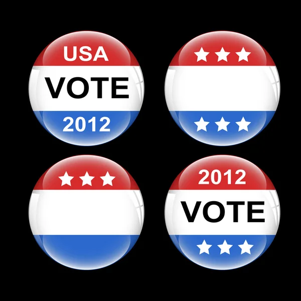 Badge de vote USA Vecteurs — Image vectorielle